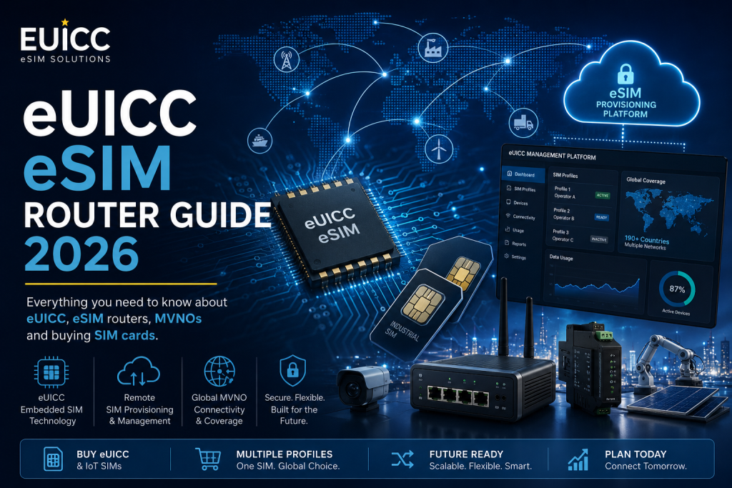 eUICC SIM eSIM ans esim routers guide 2026 euicc.co.uk